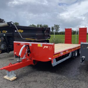 NEW JPM Low Loader Twin Axle Beaver Tail Trailer For Sale – Dumper Spares Ireland